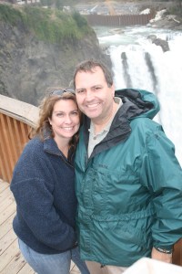 Anne and Craig at Snoqualmie Falls