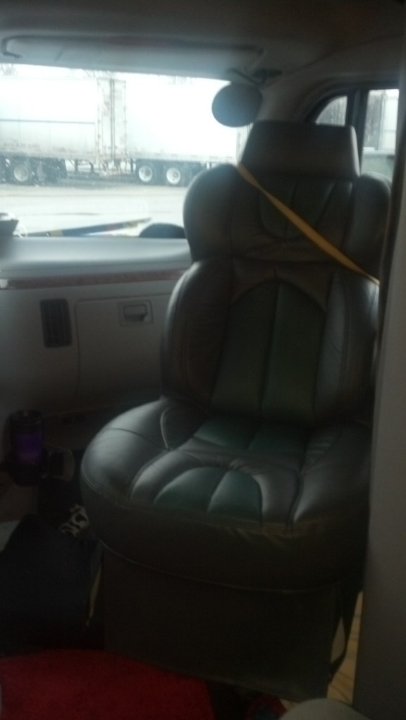 New Swivel Passenger seat. Makes the front into the living room