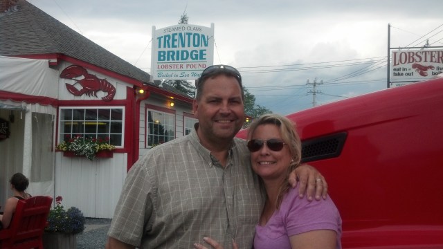 Lobster Night in Maine.  It is a tough job