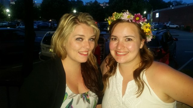 Shelby and  Aleena on Aleena's Birthday