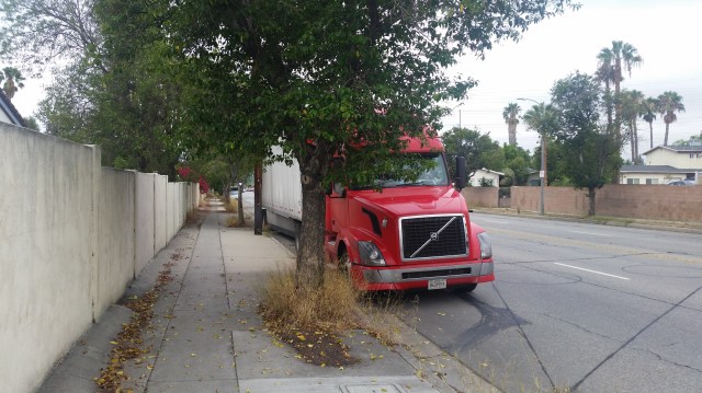 Does THIS look like a residential street to you?  $78 parking ticket
